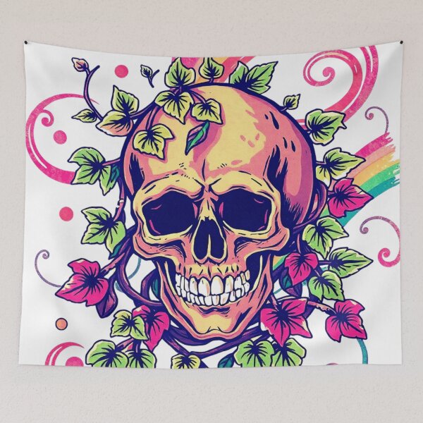 Item preview, Rainbow Rebirth Skull designed and sold by Rothnaric.