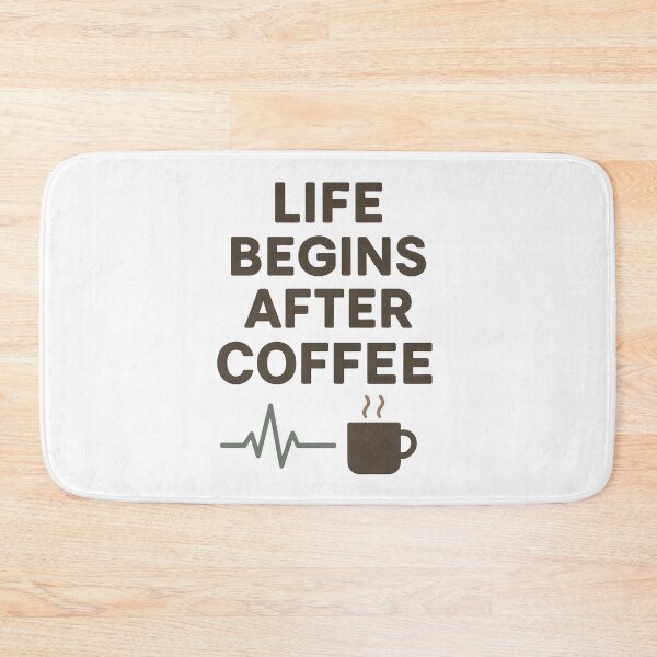 Item preview, Life Begins After Coffee – Bold Morning Quote Tee designed and sold by Just You Tee | Say It Loud, Wear It Proud.