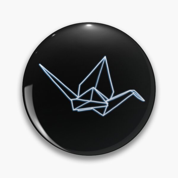Item preview, Paper crane neon blue designed and sold by Itinlea.