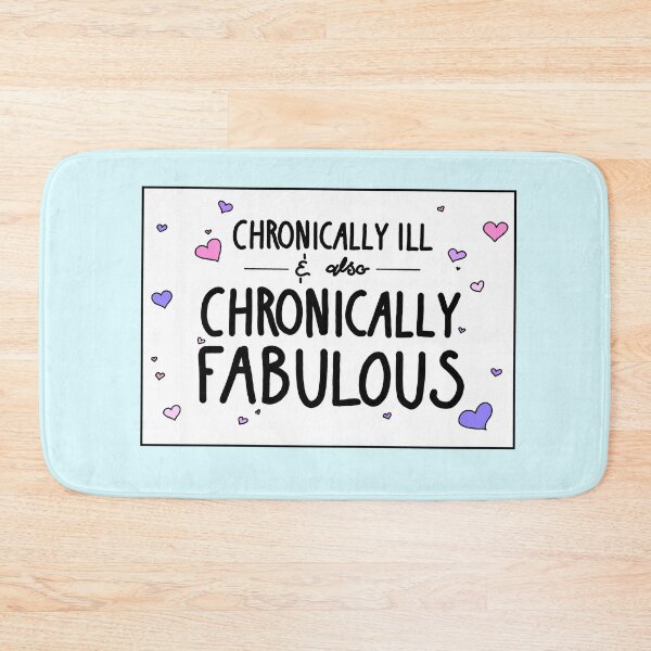 Item preview, Chronically Ill and Chronically Fabulous! (Hearts) designed and sold by Itinlea.