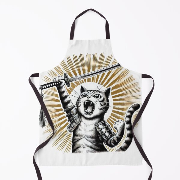 Item preview, cute funny cat knight cat with a sword , cute cat,cute funny,funny cat designed and sold by Expressions-Sel.