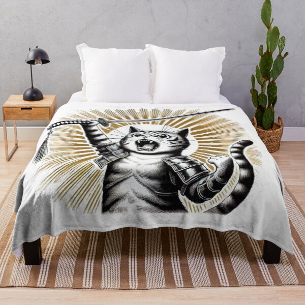Item preview, cute funny cat knight cat with a sword , cute cat,cute funny,funny cat designed and sold by Expressions-Sel.