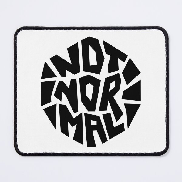 Item preview, Bold Minimalist “Not Normal” Black Lettering Art designed and sold by Artchyzh.
