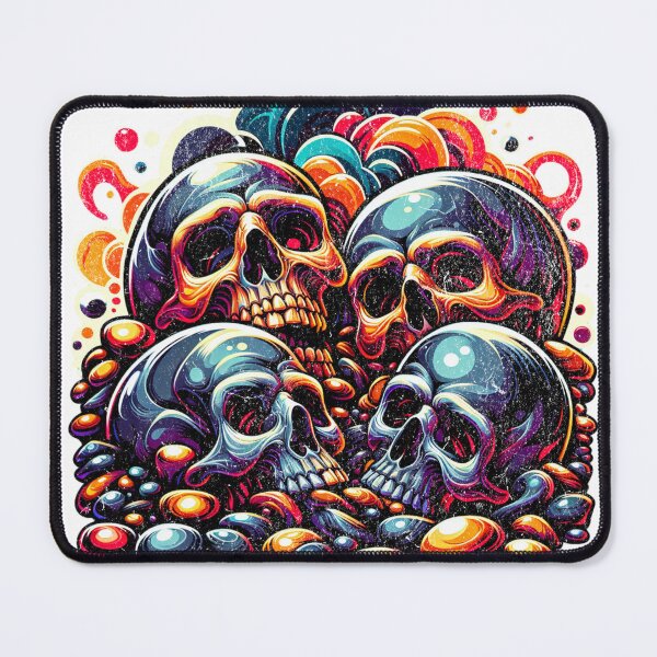 Item preview, Colorful Abstract Skulls designed and sold by Moon2025.