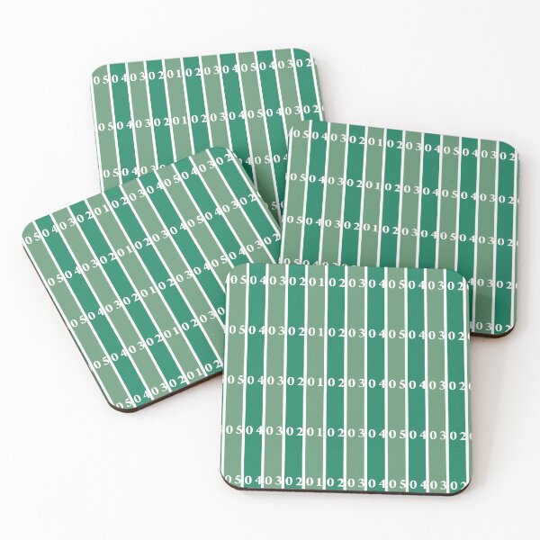 Item preview, Green football field pattern designed and sold by kapotka.