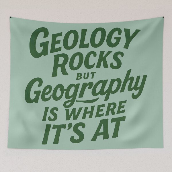 Item preview, Geology Rocks But Geography Is Where It's At designed and sold by HowToCanadian.