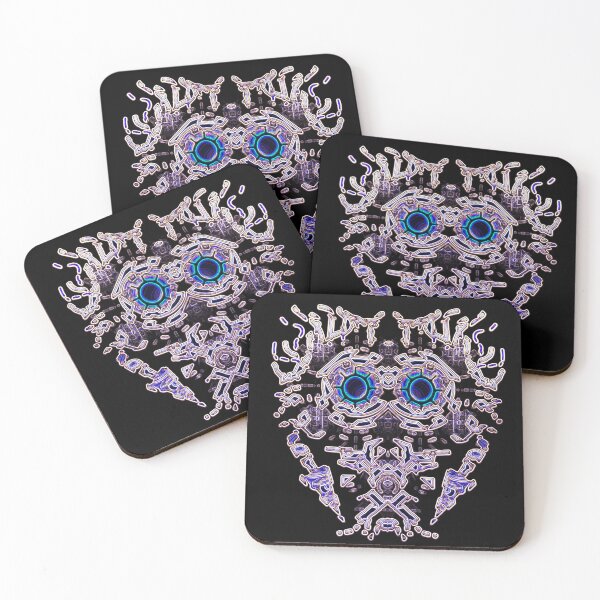 Item preview, Abstract Robot Drone Purple designed and sold by Static-Fractal.