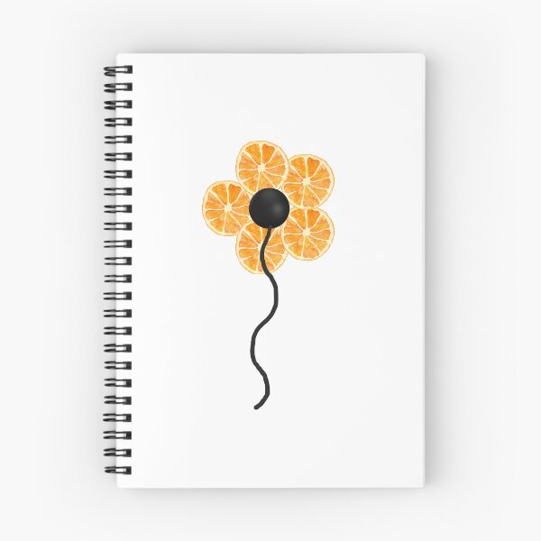Item preview, Flor cítrica minimalista: pétalos de rodajas de naranja designed and sold by JRprojects.
