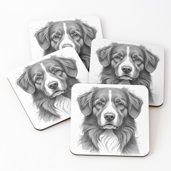 Item preview, Nova Scotia Duck Tolling Retriever – Digital Ink Portrait designed and sold by Typeglyphs.