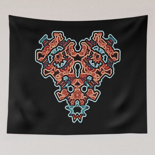 Item preview, Sad Robot Abstract Copper Blue designed and sold by Static-Fractal.