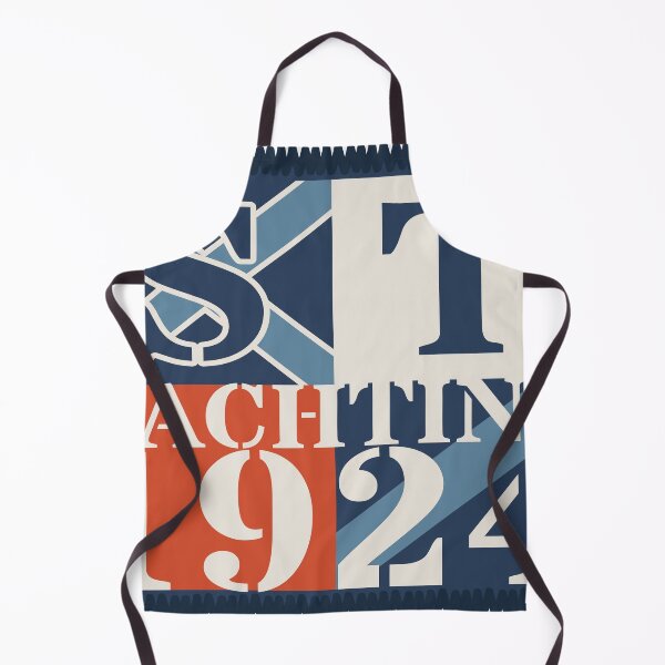 Aperçu de l'œuvre Patch Yachting Vintage 1924 – Voile nautique créée et vendue par PIXEL WORN.