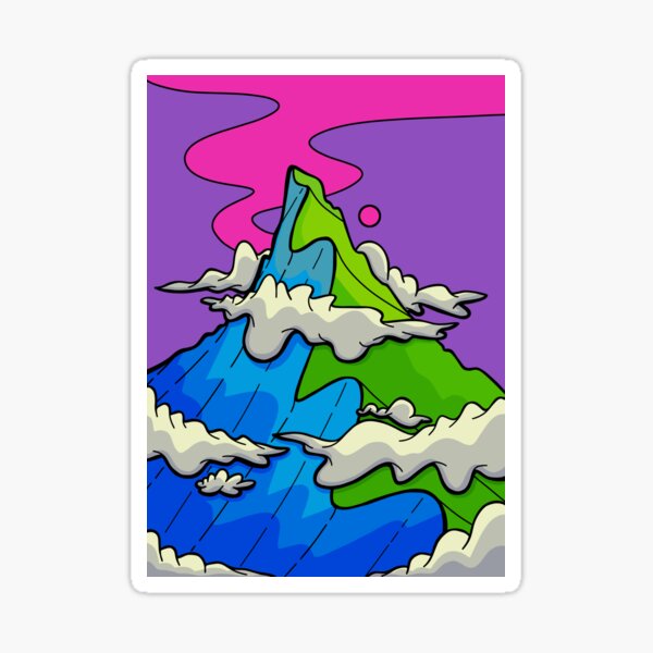 Item preview, Mountain clouds designed and sold by Swadeillustrations.