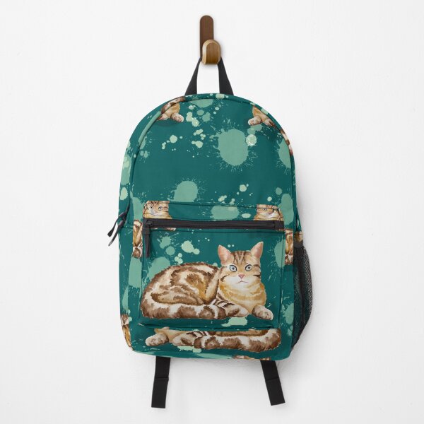 Item preview, green cats designed and sold by DariaCeppelli.