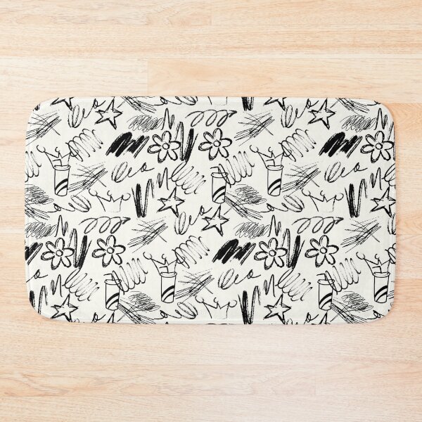 Item preview, Black & White Ink Sketch Doodles designed and sold by ZaisArtStudio.