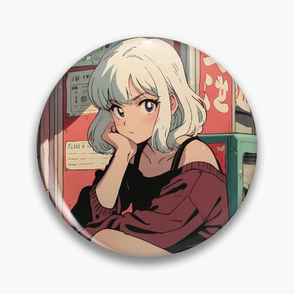Item preview, Cute anime girl on the street designed and sold by BOZGO.