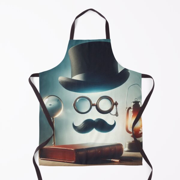 Item preview, Floating Top Hat, Monocle & Mustache – Gentleman Silhouette Art designed and sold by ashokreddy343.