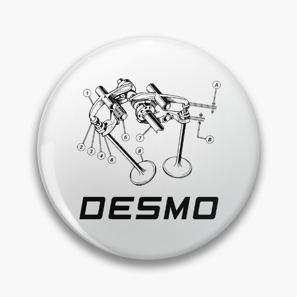 Item preview, Ducati desmo valve diagram in black designed and sold by fullstackphotos.