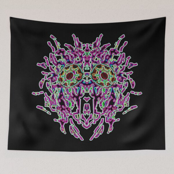 Item preview, Robot Head Abstract Purple designed and sold by Static-Fractal.