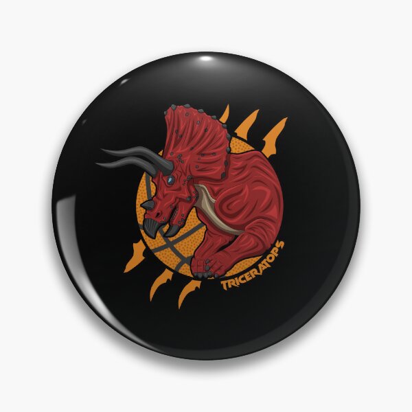 Item preview, Triceratops basket ball design designed and sold by Grimtech Workshop.