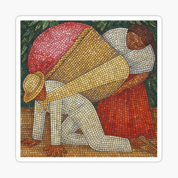 Item preview, Diego Rivera | Flower Carrier In Mosaic Tile designed and sold by DSGNSBYNAT.