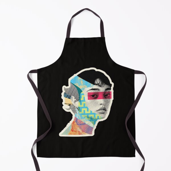 Item preview, beauty collage girl art portrait designed and sold by Ratatatts.