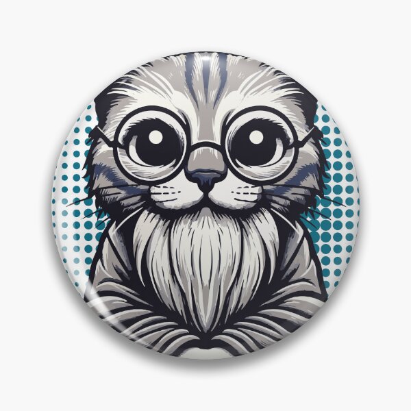 Item preview, Furball Of Wisdom Zen Cat designed and sold by Merch Mann.