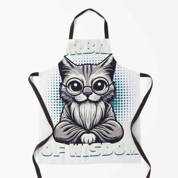Item preview, Furball Of Wisdom Zen Cat designed and sold by Merch Mann.