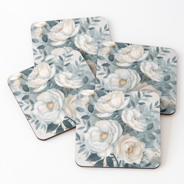 Item preview, Elegant White Watercolor Flower Illustration 2 designed and sold by SparroCreative.