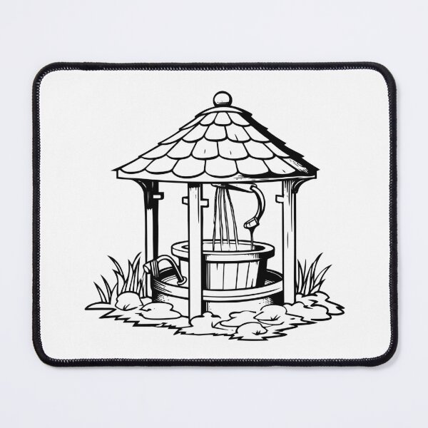Item preview, Wishing Well Fountain Magical Coin Toss Grant Wish Tale designed and sold by inkoutninja.