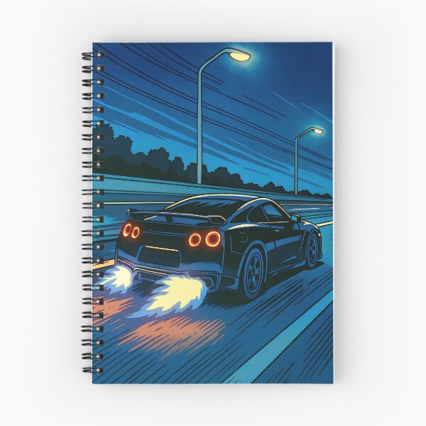Item preview, Night Drive JDM – Turbo Car Art Print designed and sold by PosterFuel.