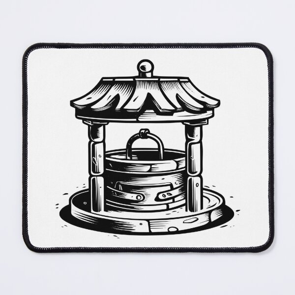 Item preview, Wishing Well Fountain Magical Coin Toss Grant Wish Tale designed and sold by inkoutninja.