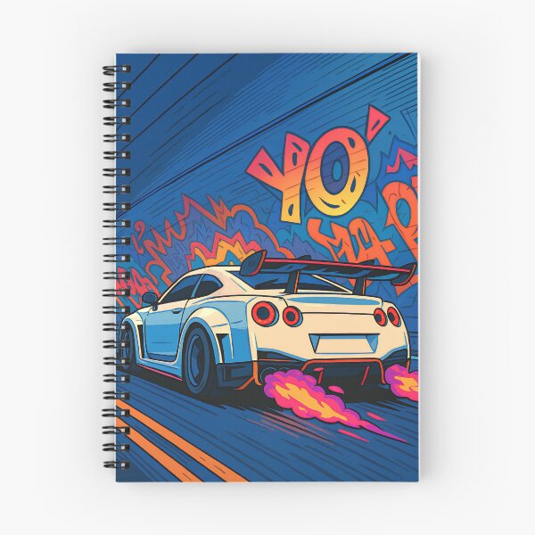 Item preview, Street Drift Graffiti – JDM Car Wall Art designed and sold by PosterFuel.