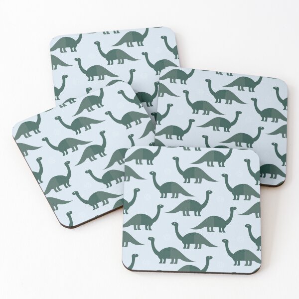 Item preview, Dinos on blue designed and sold by reneesillus.