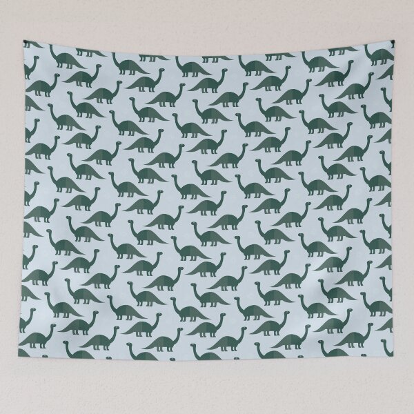 Item preview, Dinos on blue designed and sold by reneesillus.