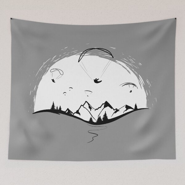 Item preview, Paraglide. Hills. designed and sold by tabemisa.