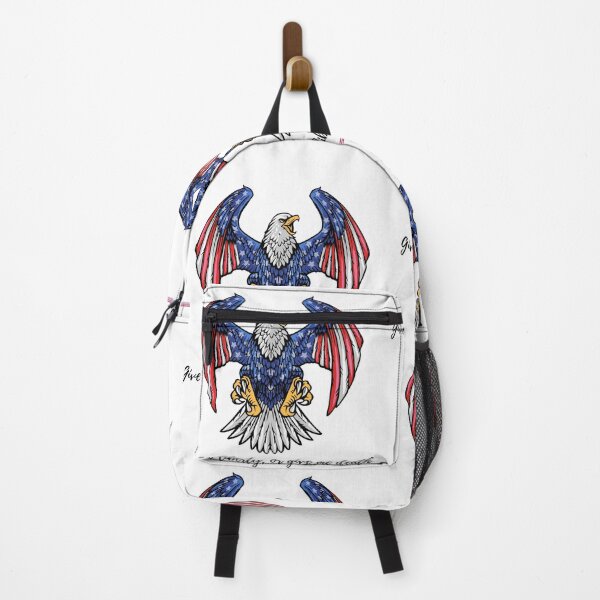 Item preview, An American patriotic eagle. An eagle with open wings on freedom. designed and sold by infinitearte.