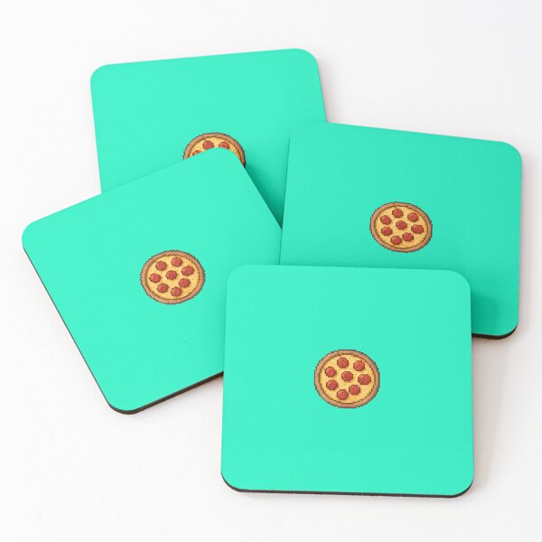 Item preview, Pixel Pepperoni Pizza – Retro 8-Bit Style Food Art designed and sold by SnappyPineapple.