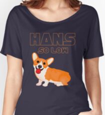 Corgi Dog T-Shirt - HANS SO LOW Women's Relaxed Fit T-Shirt