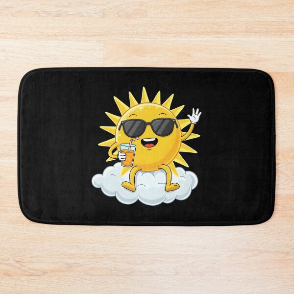 Item preview, Cool Cartoon Sun with Sunglasses & Juice – Cute Summer Sticker designed and sold by Unlimited-Style.