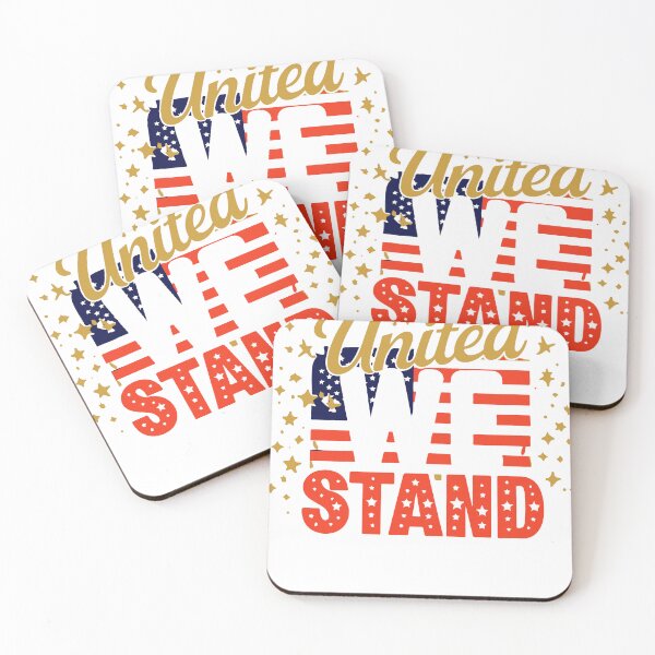Item preview, United We Stand Patriotic American Flag T-Shirt designed and sold by Curiousity's around.
