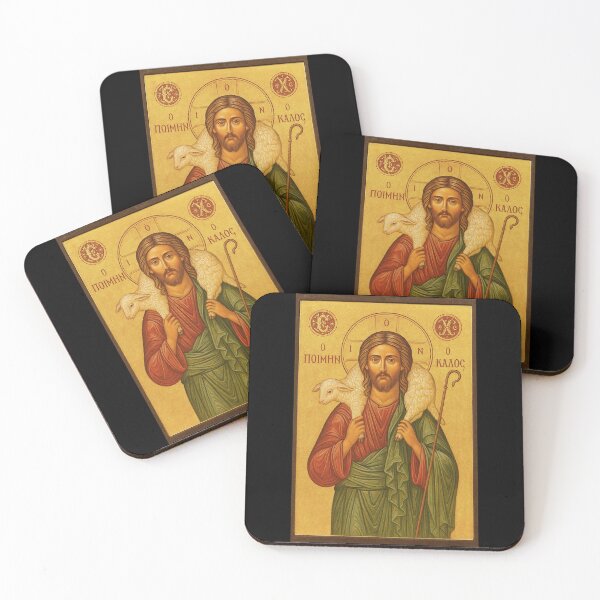 Item preview, Jesus Christ The Good Shepherd Icon designed and sold by odyssee-n.