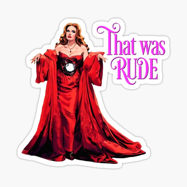 Item preview, That Was Rude designed and sold by ⭐️⭐️⭐️⭐️⭐️ Smile More.
