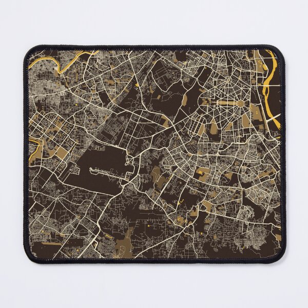 Item preview, New Delhi City Map of India - Pastel designed and sold by deMAP.