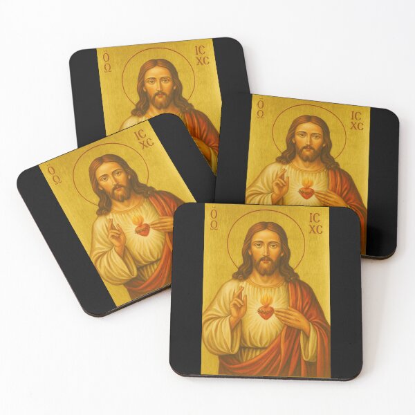 Item preview, Sacred Heart of Jesus Icon designed and sold by odyssee-n.