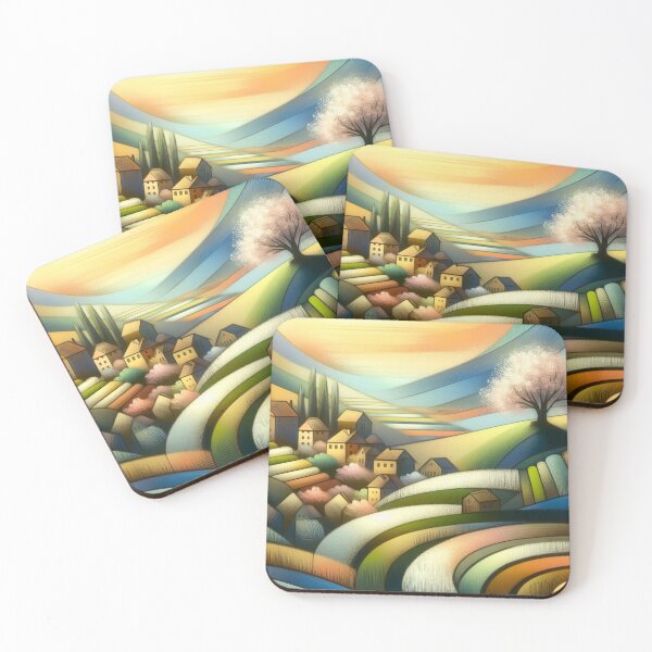Item preview, Rainbow Terraces designed and sold by Beyondnote-Art.