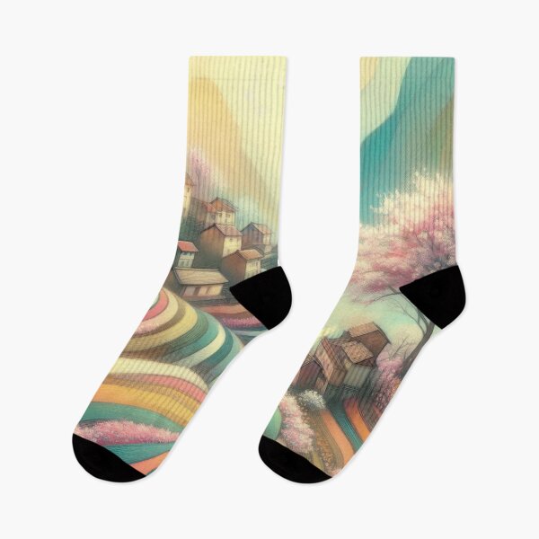 Item preview, Rainbow Terraces designed and sold by Beyondnote-Art.
