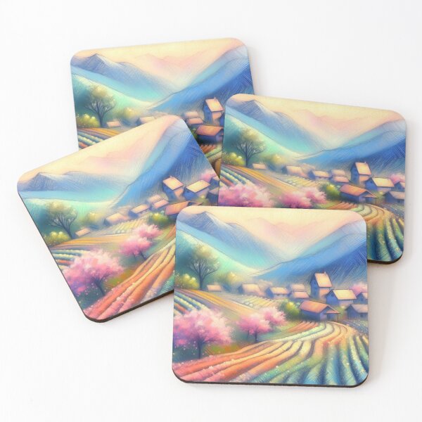 Item preview, Rainbow Terraces designed and sold by Beyondnote-Art.
