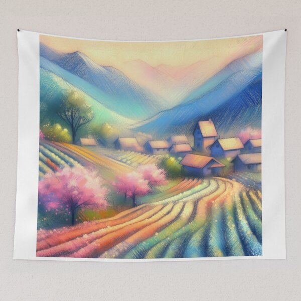 Item preview, Rainbow Terraces designed and sold by Beyondnote-Art.