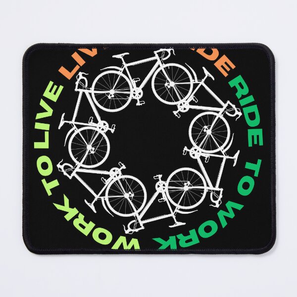 Item preview, Live To Ride, Ride To Work, Work To live Multicolor (DARK) designed and sold by CycleNYC_Designs.