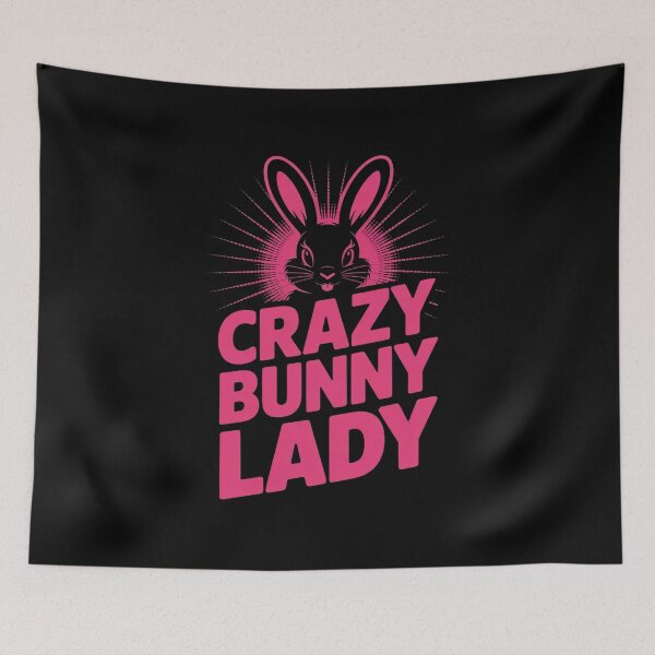 Item preview, Crazy Bunny Lady Bunny Rabbit Gift designed and sold by WindowStone.